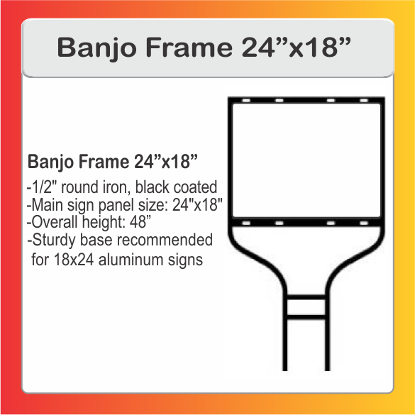 Banjo Frame 24" x 18"