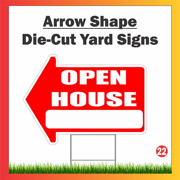 Custom Shaped Yard Signs