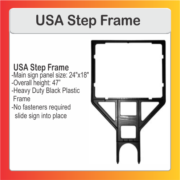 USA Step Frame 24" x 18"