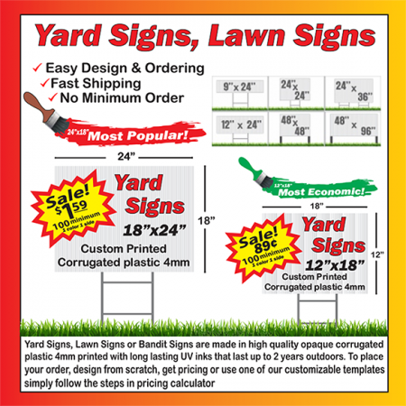 YARD SIGNS ORDER HERE: