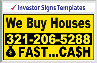 Browse Investor Signs Templates 24" x 24"