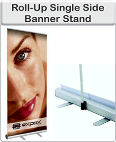 Order single side banner stand